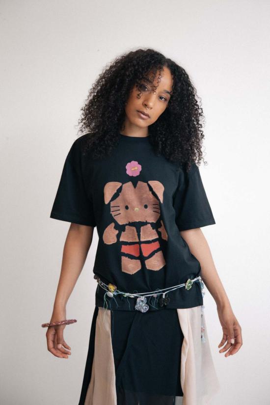  fey fey WORLDWIDE 블라우스 페이 페이 월드와이드 헬로 키티 탑 해체 - OTHER BRANDS