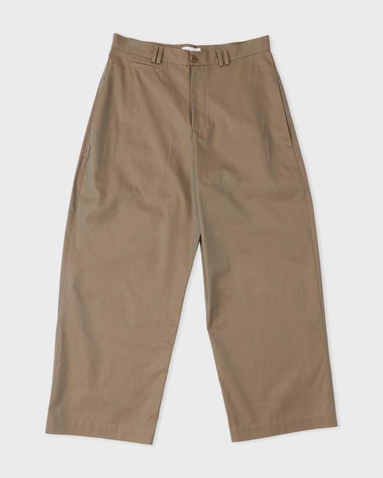  세이지 네이션 스트레이트 팬츠 와이드 테일러드 트라우저 팬츠