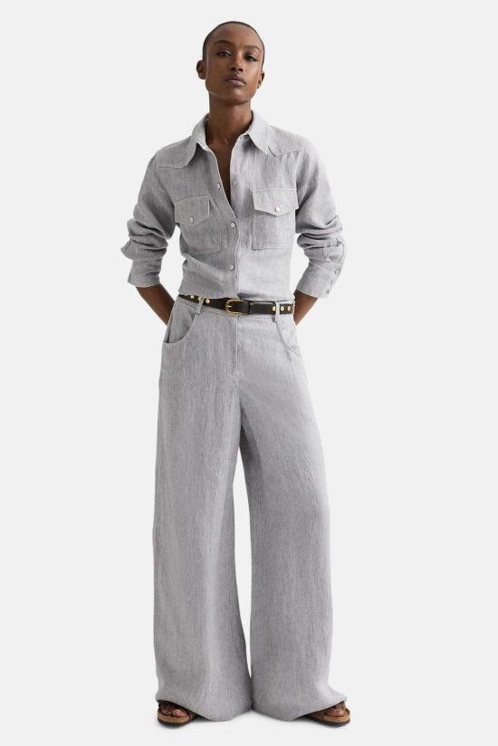  티더블유피 스트레이트 팬츠 Twp Dillon 경량 워싱 헴프 데님 팬츠 - TWP