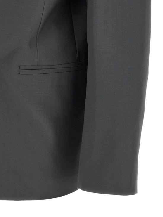  르메르 수트 자켓 DB 테일러드 블레이저 그레이 - LEMAIRE