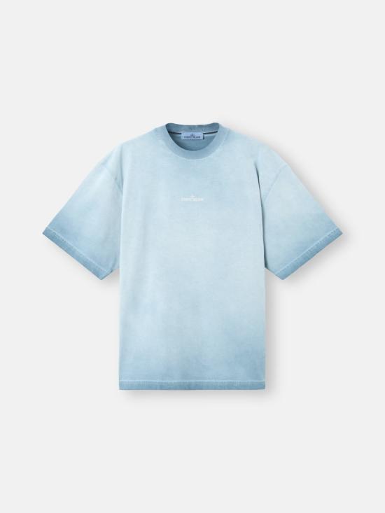 26SS 스톤 아일랜드 반팔 티셔츠 2100002S0366V004A Blue