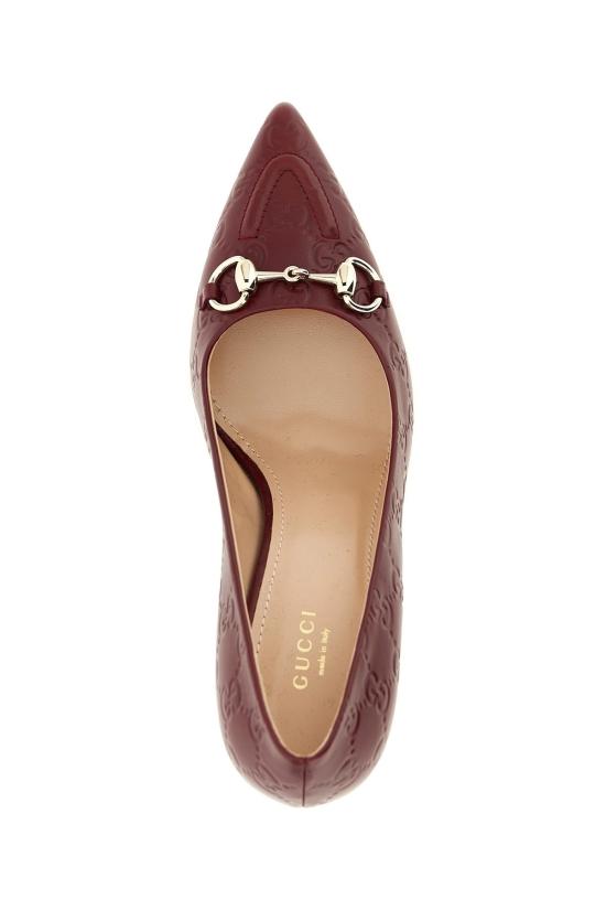 26SS 구찌 홀스빗 펌프스 853318AAD4U6207 Red - GUCCI