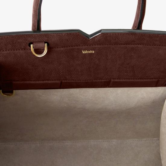 26SS 발렉스트라 토트백 WBMI0027016LRL99MCC Brown - VALEXTRA