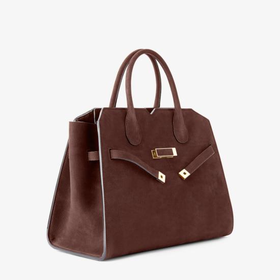 26SS 발렉스트라 토트백 WBMI0027016LRL99MCC Brown - VALEXTRA