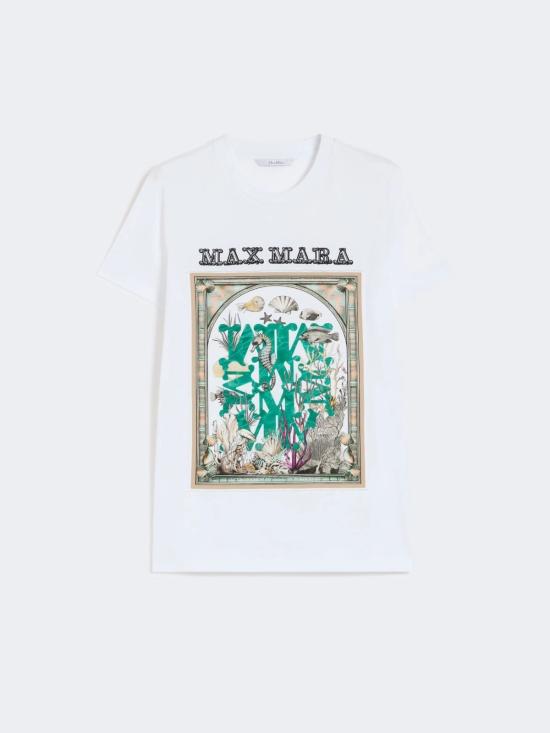 26SS 막스마라 스파디노 코튼 티셔츠 2611941062600MXMSPADINO019 White