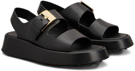 26SS 토즈 샌들 XXW95L0KA50N6M B999 BLACK DOM - TODS