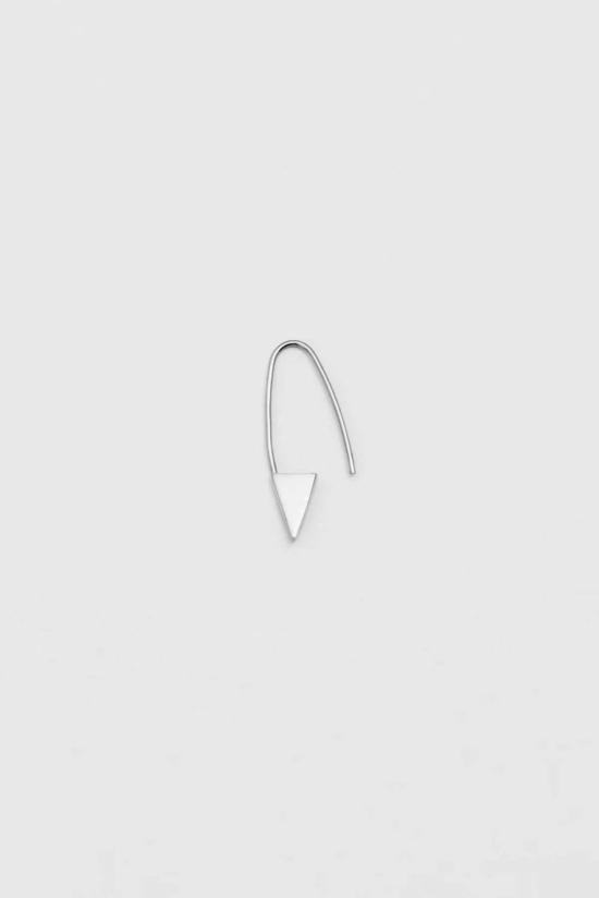  로렌 스튜어트 이어링 미니 트라이 안전핀 귀걸이 실버 - LOREN STEWART