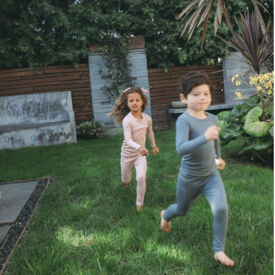  [키즈] 스프링 라이엇 라운지 웨어 키즈  텐셀 골지 잠옷 세트