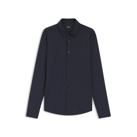 26SS 보스 긴팔 셔츠 50560706 10248746 01 404 Blue