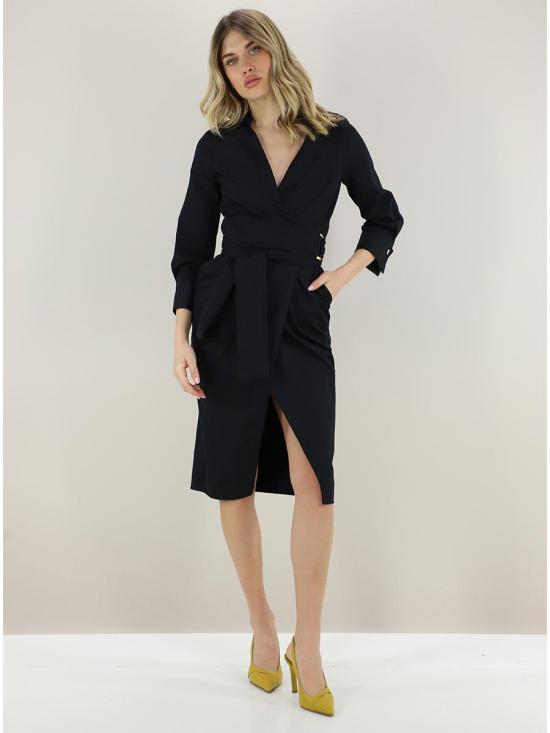 26SS 엘리자베타프랜치 미디 원피스 AB95562E2 110 Black - ELISABETTA FRANCHI