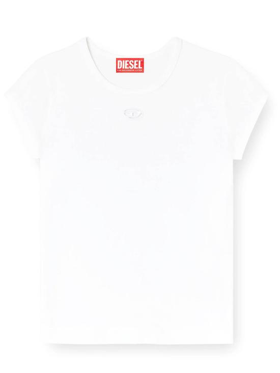 26SS 디젤 반팔 티셔츠 A19912 0AFAA 100 White