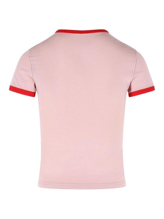 26SS 디젤 반팔 티셔츠 A21919 0QHHA 33L Pink - DIESEL