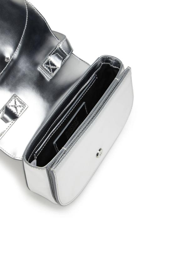 26SS 디젤 1DR 숄더백 인 미러드 레더 X08396 PS202 H0535 - DIESEL