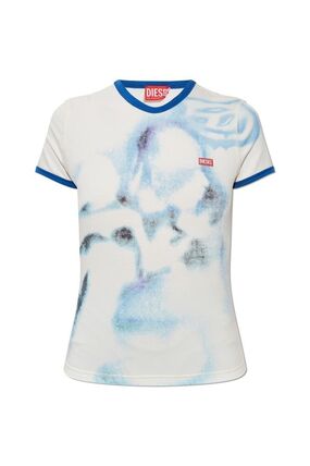 26SS 디젤 반팔 티셔츠 A21723 0EJAI 100 White