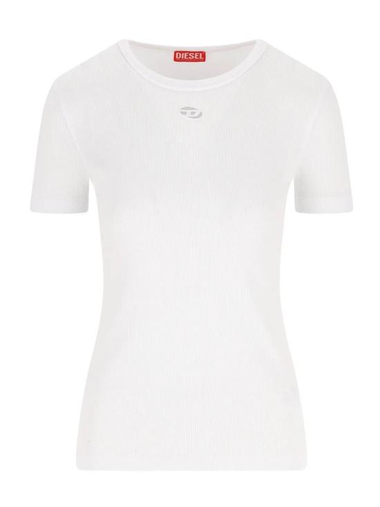 26SS 디젤 반팔 티셔츠 A21723 0EJAI 100 White