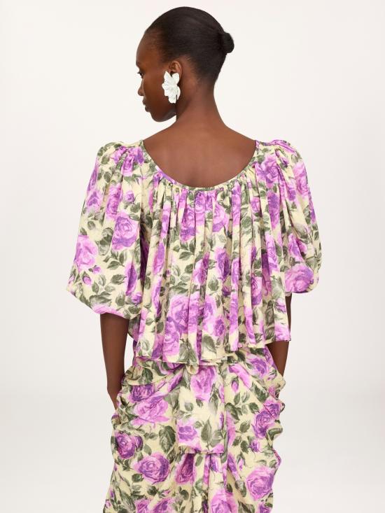 26SS 끌로에 블라우스 CH26UH102374 9W5 Purple - CHLOE