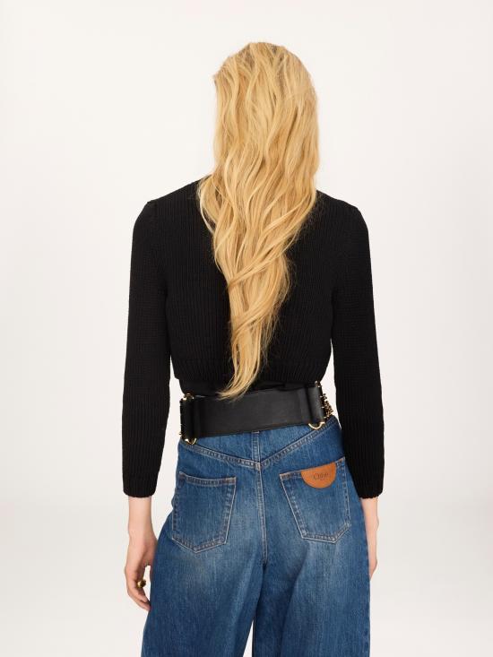 26SS 끌로에 스웨터 CH26UMC02770 001 Black - CHLOE