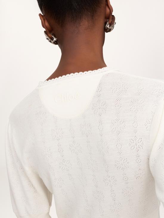 26SS 끌로에 스웨터 CH26UMP71680 107 White - CHLOE