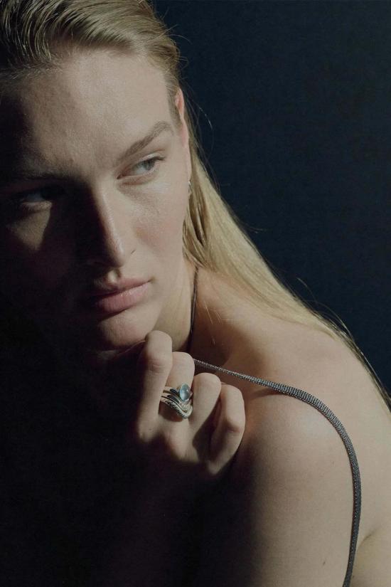  로렌 스튜어트 반지 스웰 밴드 링 (스털링 실버) - LOREN STEWART