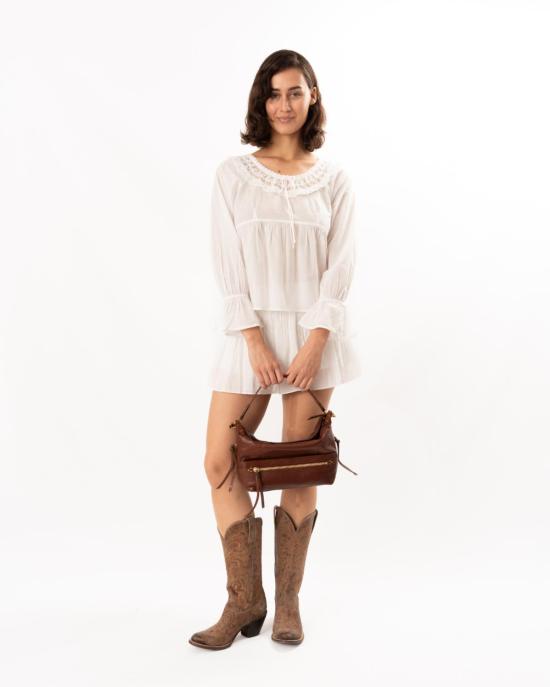  포제 블라우스 포세 다니엘  빈티지 화이트 - POSSE