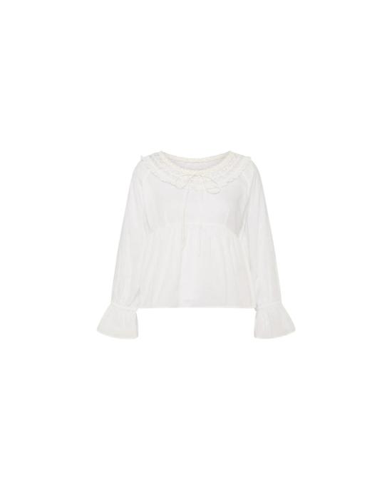  포제 블라우스 포세 다니엘  빈티지 화이트