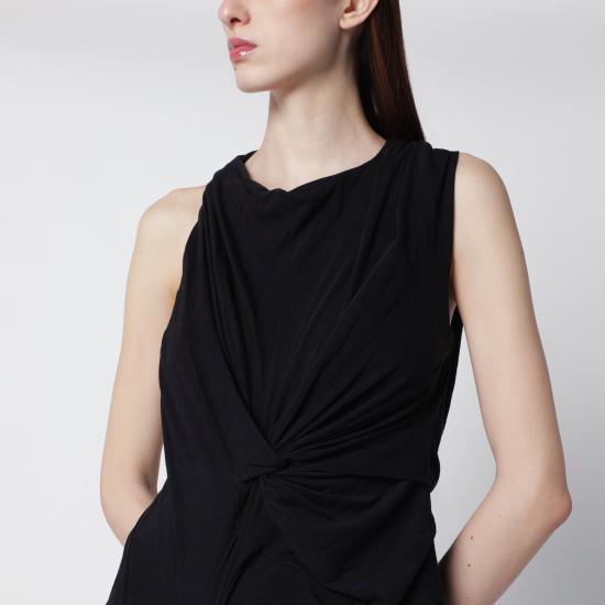 26SS 엔타이어 스튜디오 롱 원피스 ESSS26DR02908CO Black - ENTIRE STUDIOS