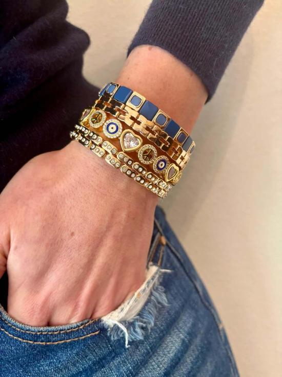  라 루미에르 뉴욕 팔찌 라 루미에르 NY 블루 럭스 스톤 브레이슬릿 - LA LUMIERE NY