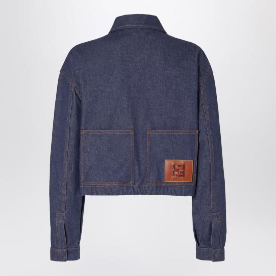 26SS 펜디 블루 데님 재킷 FLF856AOHS Blue - FENDI