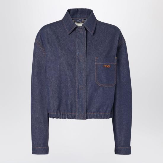 26SS 펜디 블루 데님 재킷 FLF856AOHS Blue