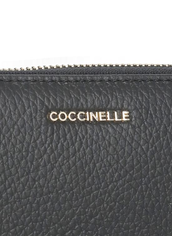 26SS 코치넬리 지갑 E2MW5113201 METALLIC SOFT001 Black - COCCINELLE