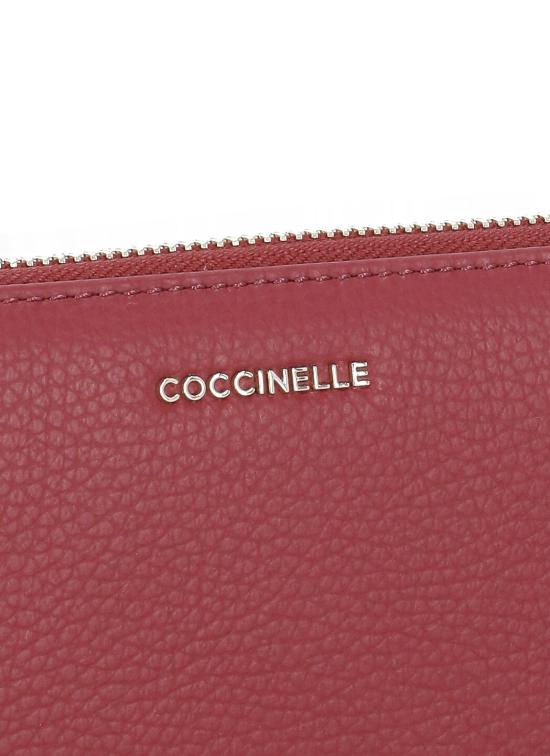 26SS 코치넬리 지갑 E2MW5113201 METALLIC SOFTR02 Red - COCCINELLE