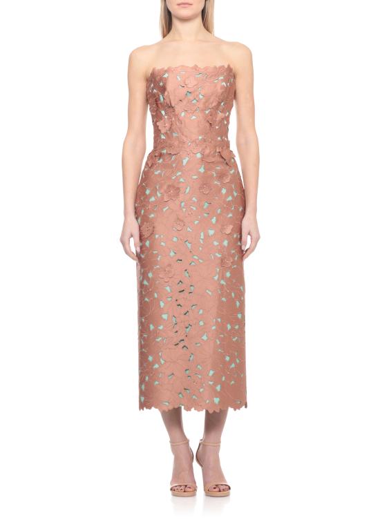 26SS 코스타렐로스 미디 원피스 PS2611 BROWN Brown - COSTARELLOS