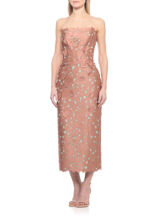 26SS 코스타렐로스 미디 원피스 PS2611 BROWN Brown - COSTARELLOS