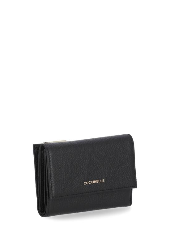 26SS 코치넬리 지갑 E2MW5116601 METALLIC SOFT001 Black - COCCINELLE