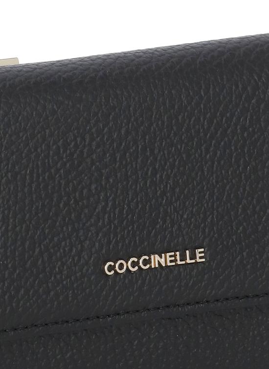 26SS 코치넬리 지갑 E2MW5116601 METALLIC SOFT001 Black - COCCINELLE