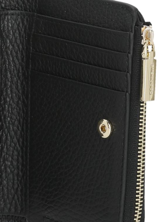 26SS 코치넬리 지갑 E2MW511D101 METALLIC SOFT001 Black - COCCINELLE