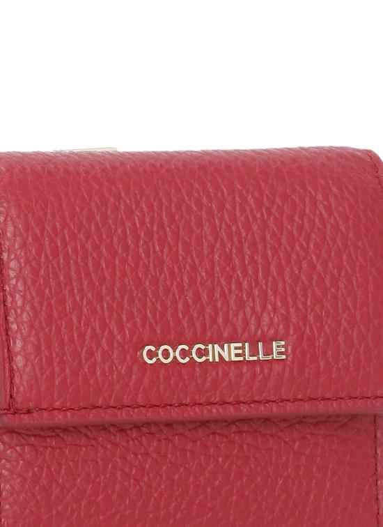 26SS 코치넬리 지갑 E2MW511B801 METALLIC SOFTR02 Red - COCCINELLE