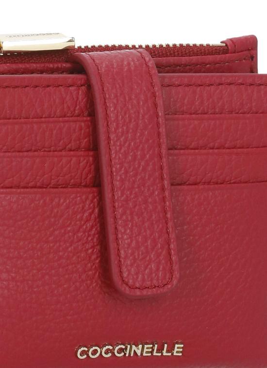 26SS 코치넬리 지갑 E2MW511F701 METALLIC SOFTR02 Red - COCCINELLE