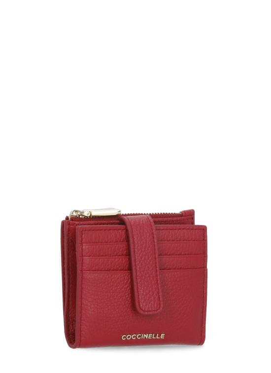 26SS 코치넬리 지갑 E2MW511F701 METALLIC SOFTR02 Red - COCCINELLE