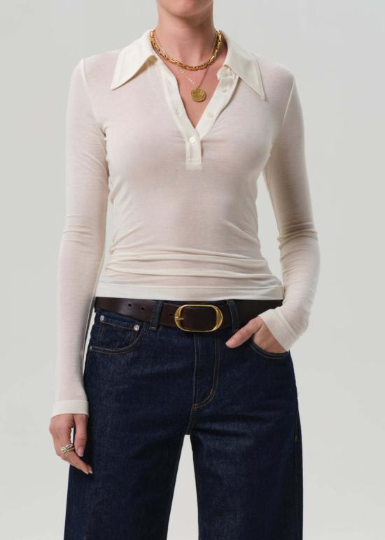  시티즌 오브 휴머니티 긴팔 티셔츠 인류 시민 샤에아 폴로 탑 파시미나