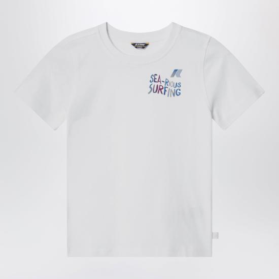 26SS [키즈] 까웨 티셔츠 K1161ZWCO White