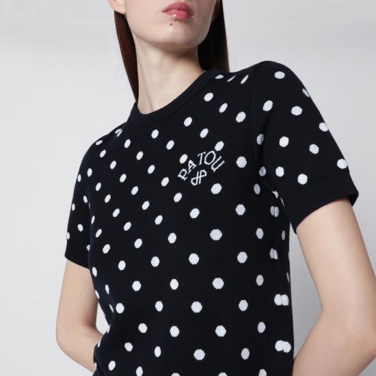 26SS 파투 반팔 티셔츠 KN3178089CO Blue - PATOU