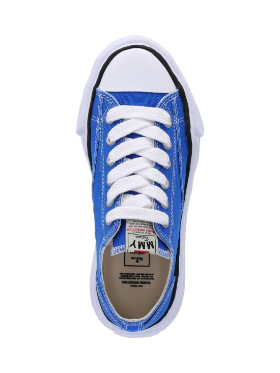 26SS 메종 미하라 야스히로 피터슨 OG 솔 캔버스 로우 A01FW702 CL BLUE Blue - MAISON MIHARA YASUHIRO