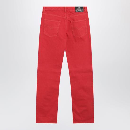 26SS 베르사체 데님 팬츠 10241301A17871 Red - VERSACE