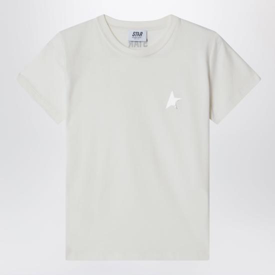 26SS [키즈] 골든구스 티셔츠 GKP01263P002485 White
