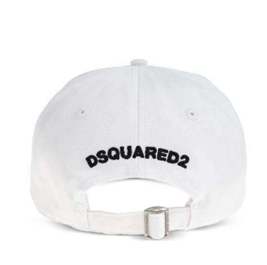 26SS 디스퀘어드2 모자 BCW099605C00001 1062 BIANCO - DSQUARED2