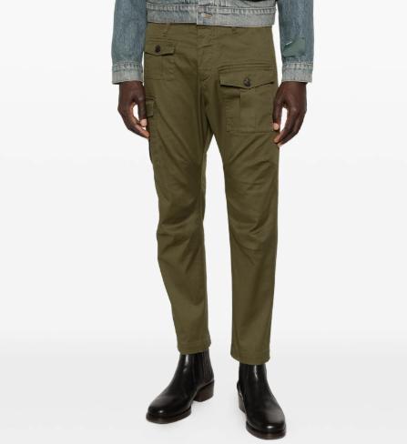 26SS 디스퀘어드2 스트레이트 팬츠 S74KB1128S39021 703 PALMA GREEN - DSQUARED2