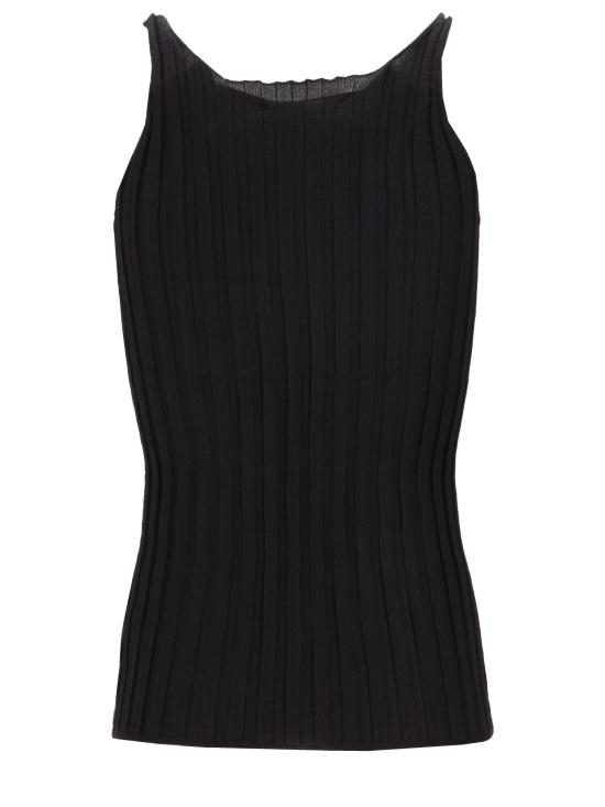 25SS 라 로즈 스웨터 MG203 30060 BLACK - LA ROSE
