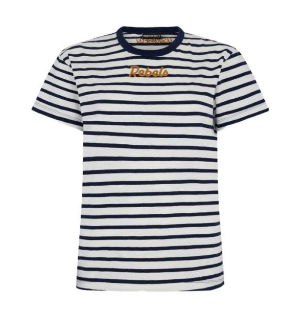 26SS 디스퀘어드2 반팔 티셔츠 S75GD0515D20107 001F WHITE BLUE NAVY