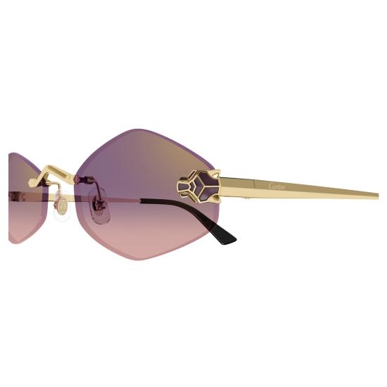 25FW 까르띠에 선글라스 CT0433S 004 GOLD GOLD VIOLET